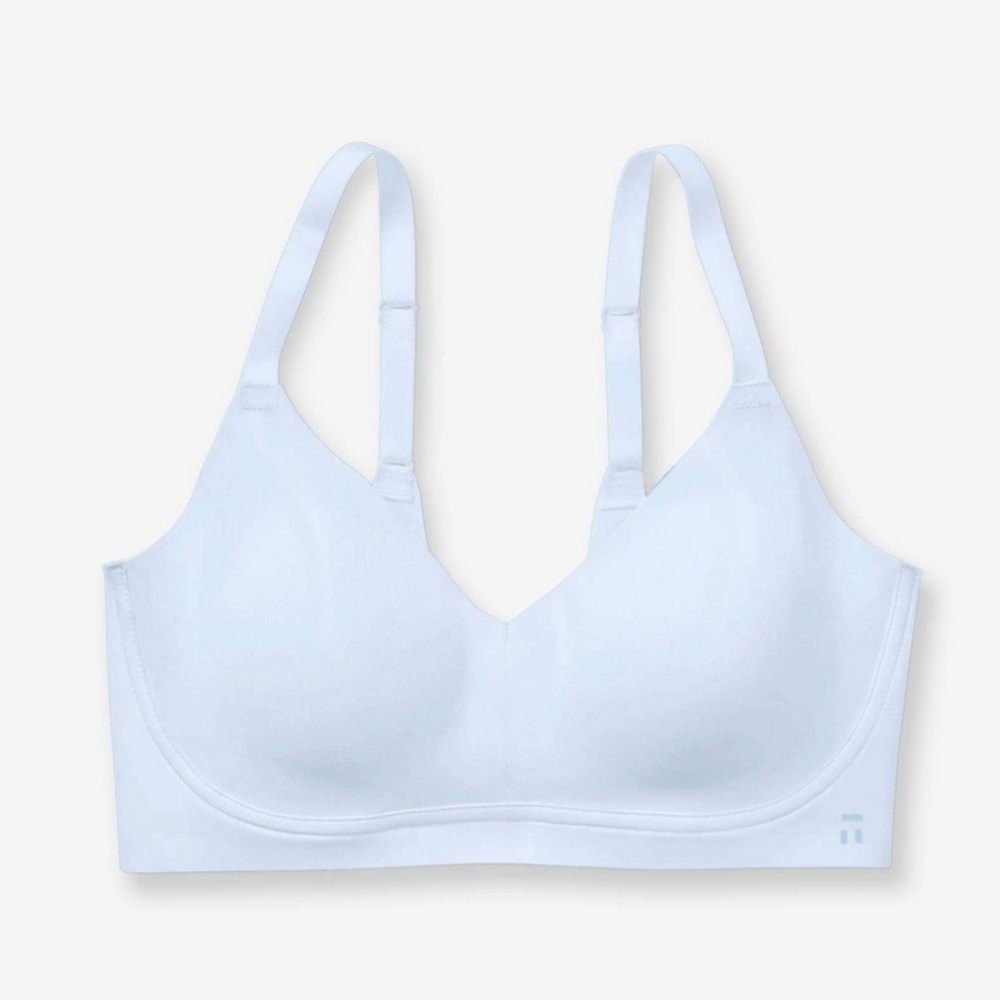Tommy John Comfort Smoothing Triangle Bralette Plein Air (Blue) Sz S (D-DD) NWT